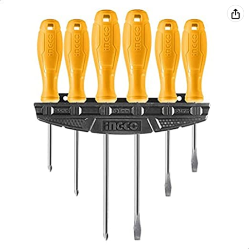 INGCO HKSD0658  6 Pcs screwdriver set