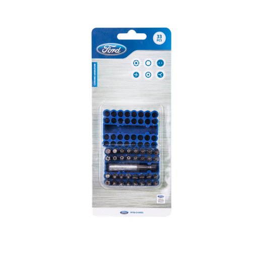 FPTA-13-0002 SCREWDRIVER BITS 33PCS SET