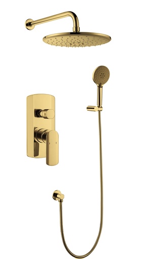 EMPOLO 72 4701G wall mounted shower mixer	 gold