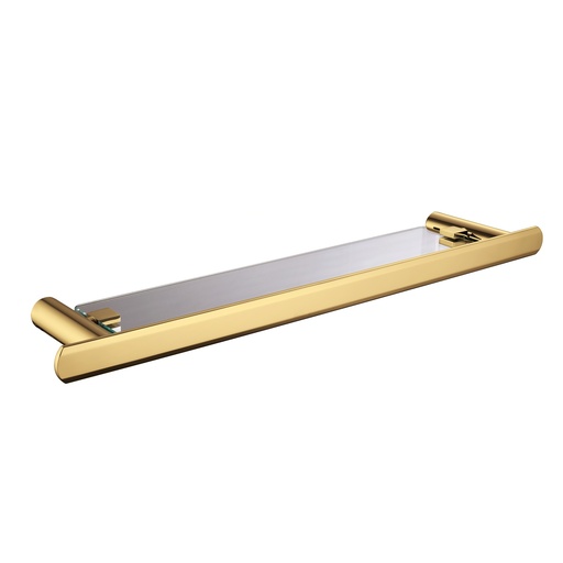 EMPOLO 97207G glass shelf gold