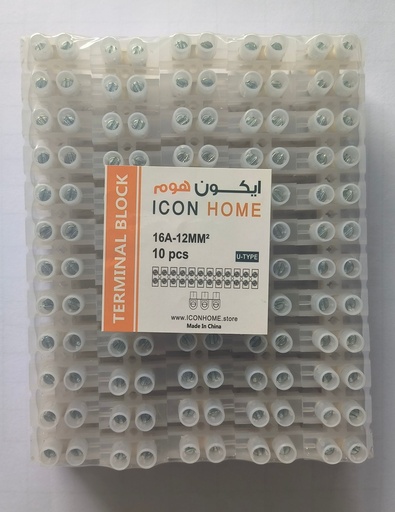 TERMINAL BLOCK U-TYPE 12MM 10pcs/bag