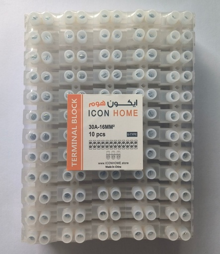 TERMINAL BLOCK U-TYPE 16MM 10pcs/bag