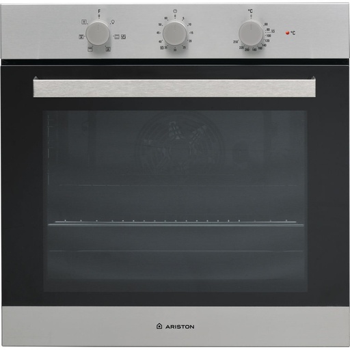 ARISTON FA3530HBLA 60CM ELECTRIC OVEN 66LTR 6 KNOBS PROTRUDING HYDROLYTICS