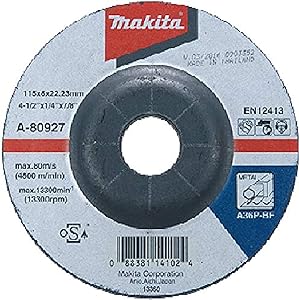 A-80927: MAKITA Grinding Disc 115 X 6 X 22.23Mm
