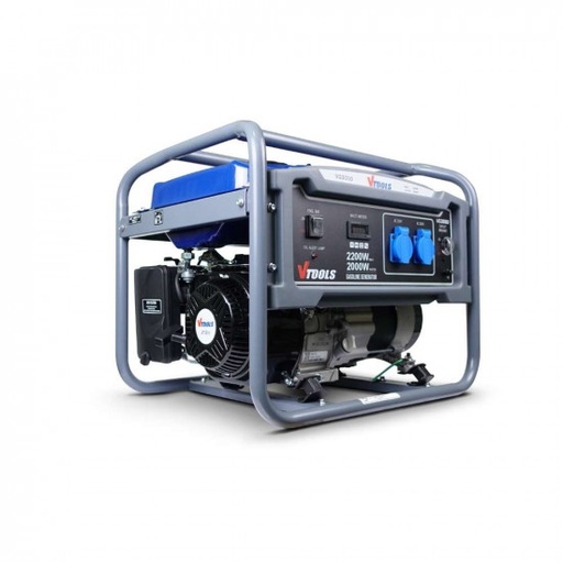 VTOOLS VG3050 GENERATOR 220v/50HZ, rated 2000W, max 2200W, Recoi  Gasoline generator