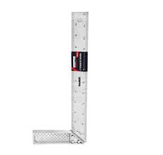GT59076-try square 12" cast zinc handle 1x3