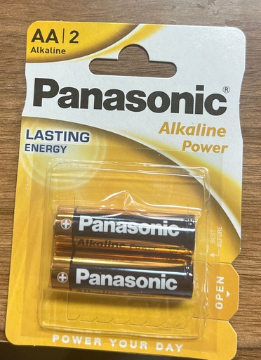 PANASONIC BATTERY AA/2 ALKALINE