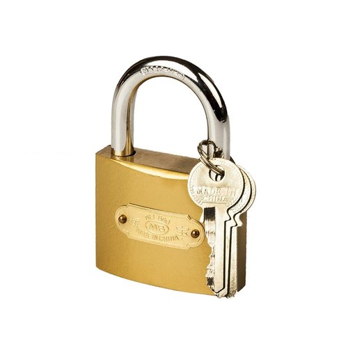 brass plated padlock promax HD 50MM