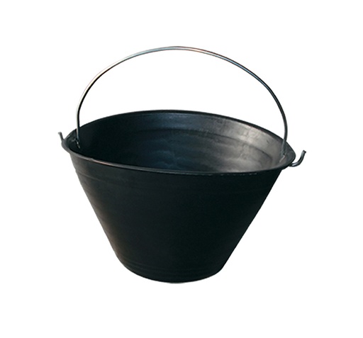PVC bucket black "PUR" HD made in CR (EU)