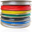 6MM HEAT SHRINKABLE SLEEVE BLACK 50 MTR