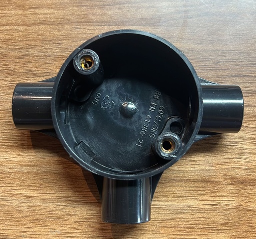 UPVC BS JUNCTION BOX 3 WAY 19MM