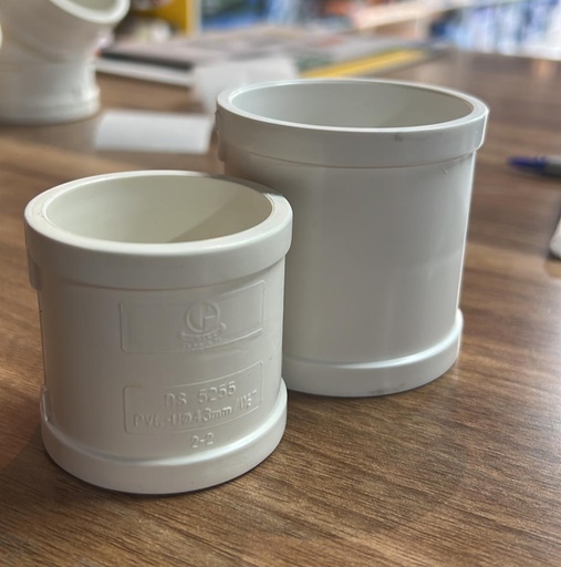 UD BS COUPLER WHITE 1 1/2"