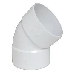 UD BS ELBOW 45 white 2"