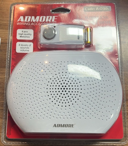 A-DB06 WIRELESS DOOR BELL DC BATTERY ADMORE