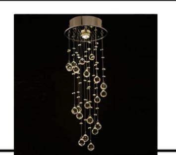 ICON HOME chandelier 6037-1