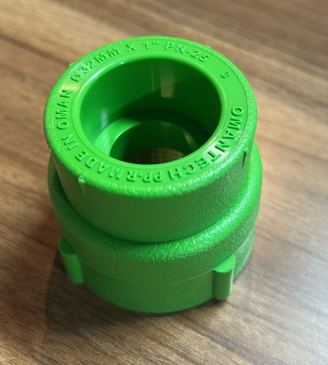 Female Adaptor 32 X 1" PPR TECHNO