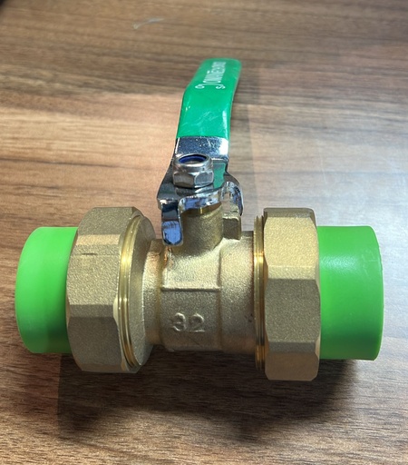 Spherical Valve Type A 32mm PPR TECHNO