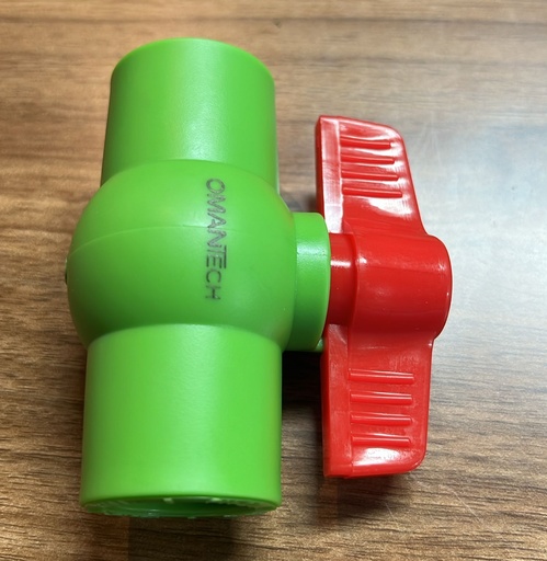 PPR Plastic Ball Valve 25mm TECHNO