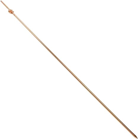 EARTH ROD 4FT SOLID COPPER W CLAMP