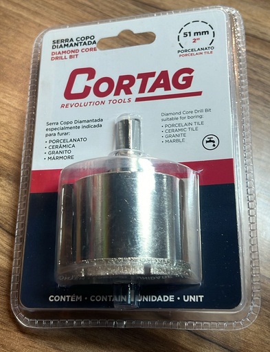 core drill bit 51 mm coretage