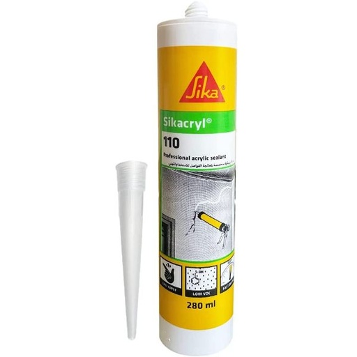 SIKA SIKACRYL 110 ACRYLIC SEALANT WHITE