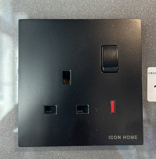 KS60-017-1 BLACK SINGLE SOCKET