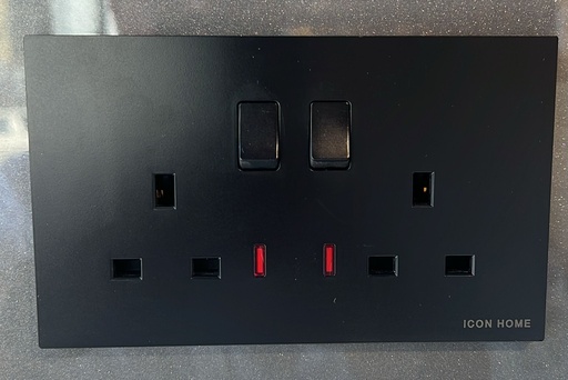 KS60-045-1 BLACK DUBLLE SOCKET