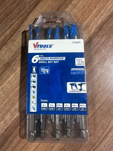 VT2271 DRILL BIT SET