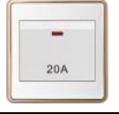 Golden Circle KS10-030 ICON HOME 20A SWITCH