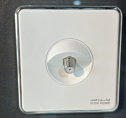 silver Circle KS10-029 ICON HOME Satellite Socket 