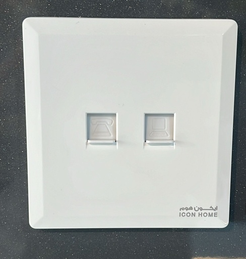 KCP1-023 ICON HOME TEL computer socket 