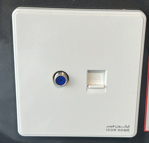 KCP1-026 ICON HOME satellite TEL socket 