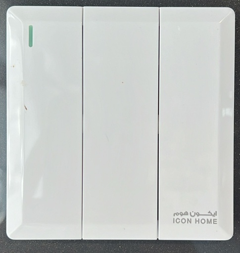 S7.1-006 ICON HOME 3 GANG 2 WAY SWITCH
