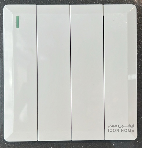 S7.1-008 ICON HOME 4GANG 2 WAY SWITCH