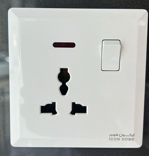 S7.1-015 ICON HOME 3 PIN UNIVERSAL SOCKET