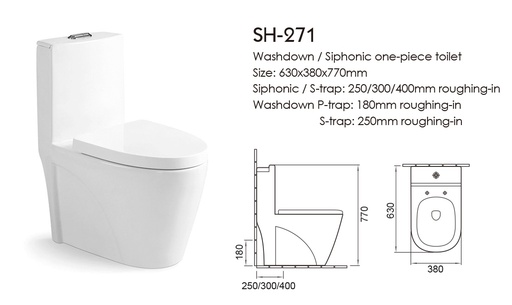 ICON HOME SH-271 S TRAP TOILET