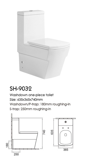 ICON HOME SH-9032  S TRAP TOILET