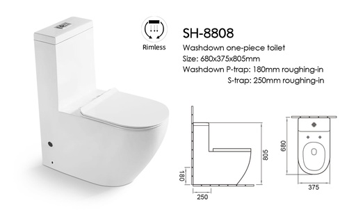 ICON HOME Strap WC SH-8808