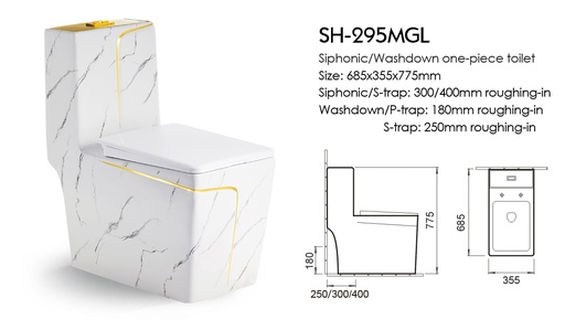 ICON HOME SH-295MGL STRAP TOILET