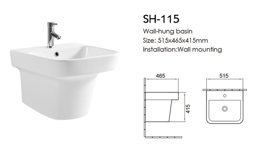 ICON HOME SH-115 WALL HANG BASIN