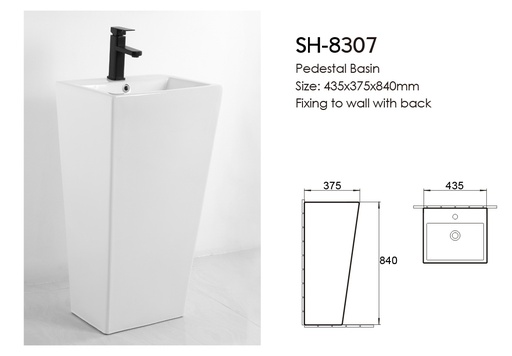 ICON HOME SH-8307 PEDESTAL BASIN