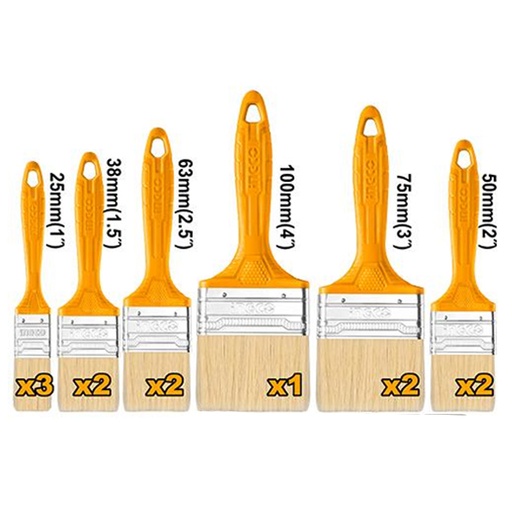 INGCO CHPTB78601201 12 Pcs paint brush set