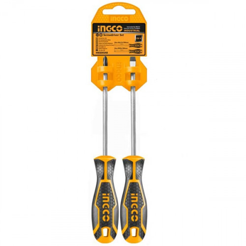 INGCO HKSD0248 2 Pcs screwdriver set