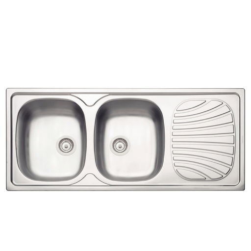 TR93840601 SSTEEL SINK PP78X43 1B NO HOLE