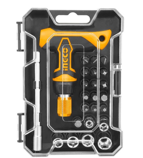INGCO HKSDB0188 24 PC t-handle wrench screwdriver set